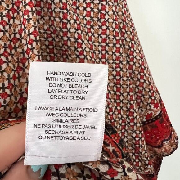 Joie Cotton Boho Printed Blouse - Picture 6 of 7